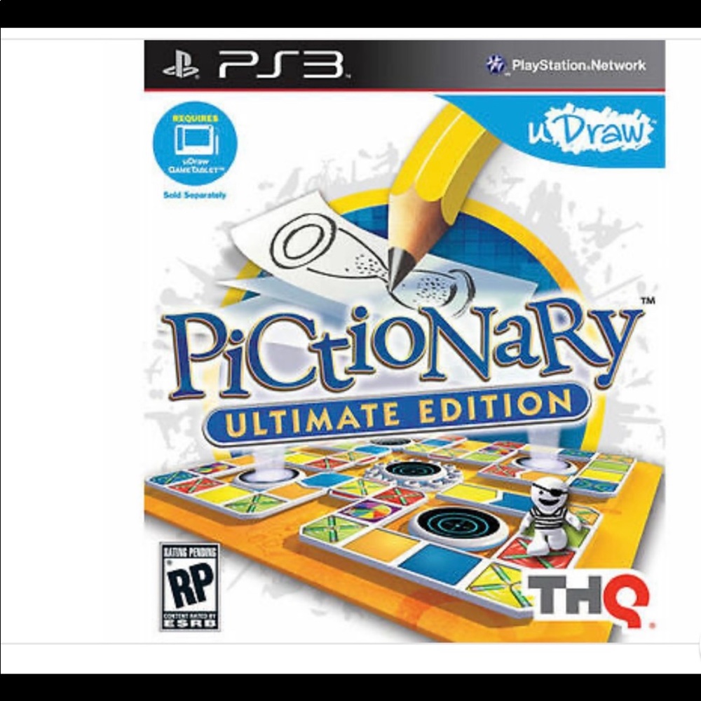 Sony PlayStation 3 Pictionary Ultimate Edition uDraw Game